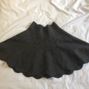 grey wet seal skirt